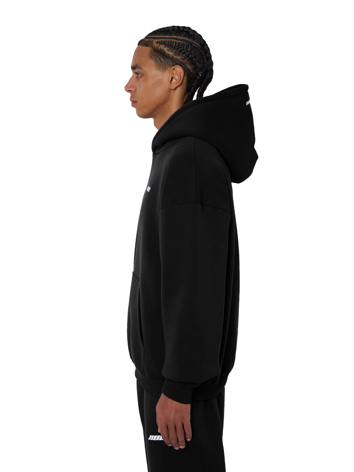 Basic Hoodie Black - Image 4