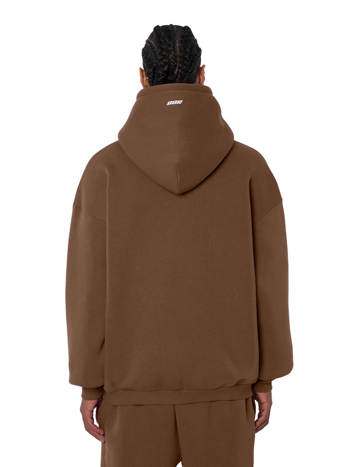 Basic Hoodie Brown - Image 5