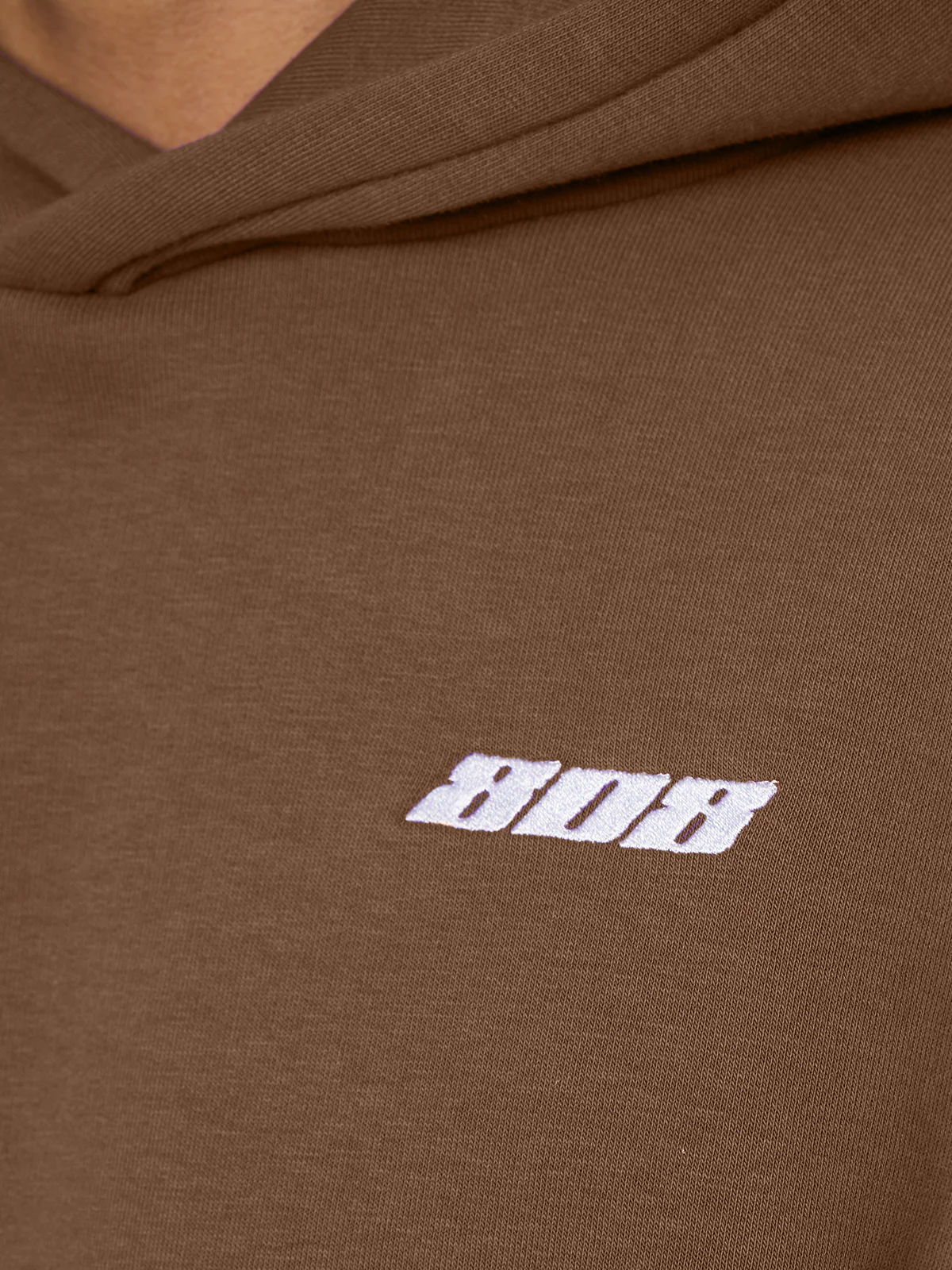 Basic Hoodie Brown - Image 6