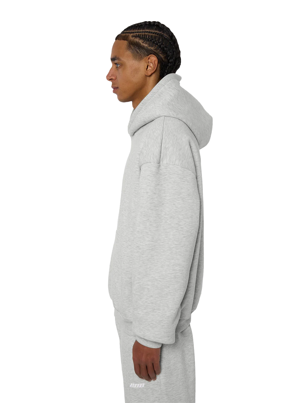 Basic Hoodie Grey - Image 4