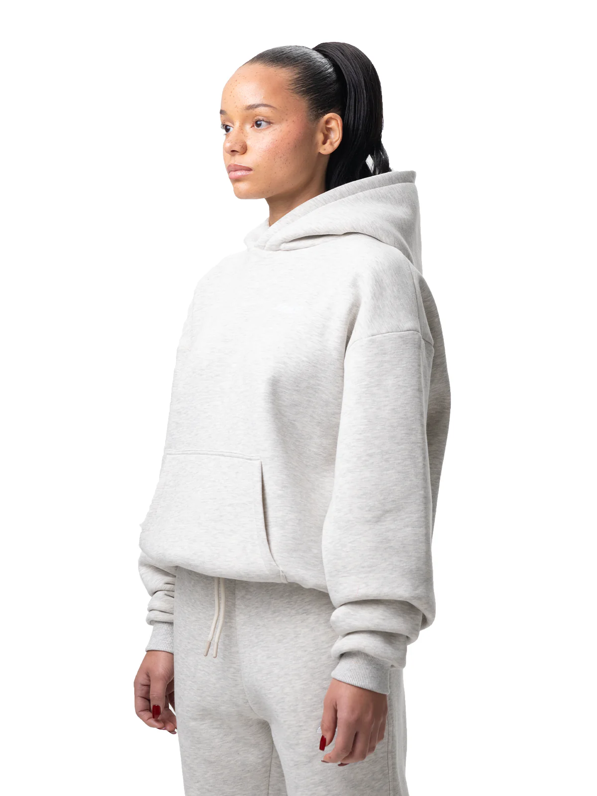 Basic Hoodie Grey - Image 9