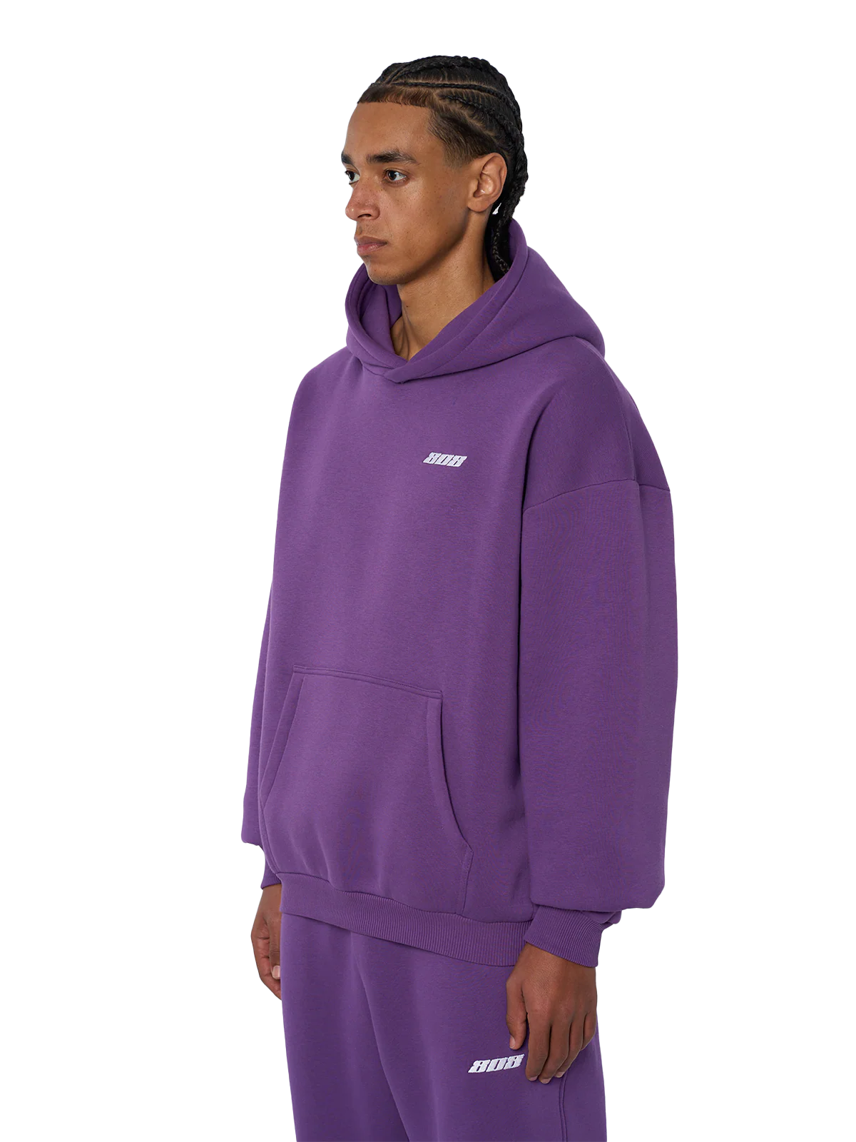 Basic Hoodie Lila - Image 3