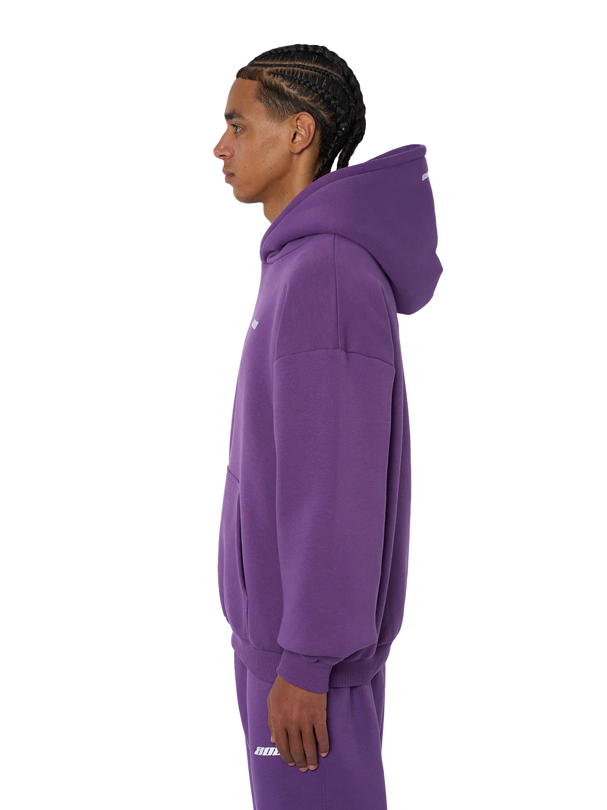 Basic Hoodie Lila - Image 4